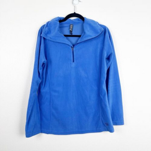 Mountain Hardwear 1/4 Zip Fleece‎ Pullover Blue Sz L